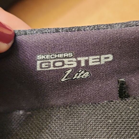 Skechers GoStep Lite Women's Gray Slip-on Shoes Size 8 - Picture 4 of 9